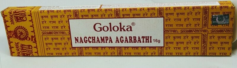 NAGCHAMPA AGARBATHI Varillas GOLOKA