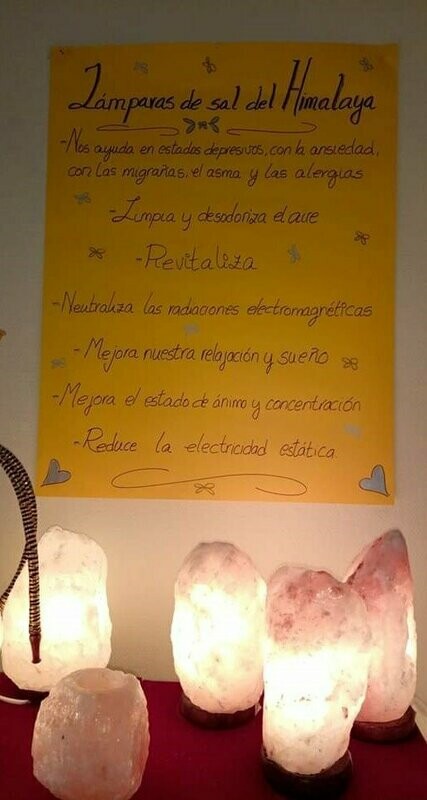 Lámparas de sal del Himalaya hasta 2,5 kg - En bruto, rústicas