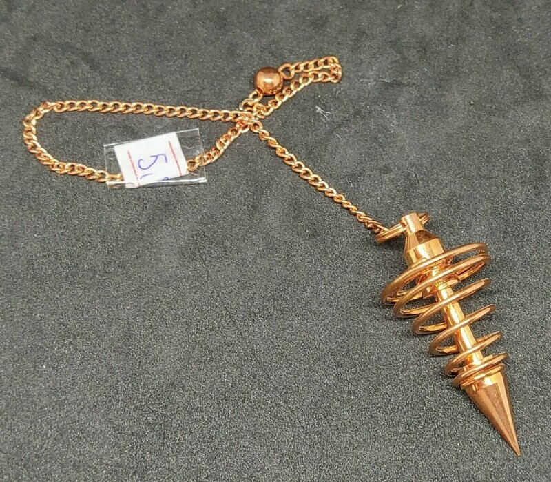 Péndulo espiral bronce