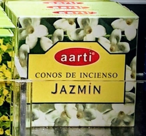 Incienso cono: JAZMÍN. 1caja de 12conos.