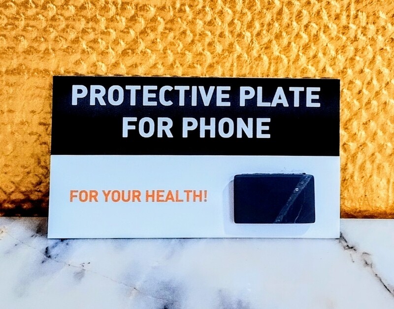 Placa de shungit para el movil