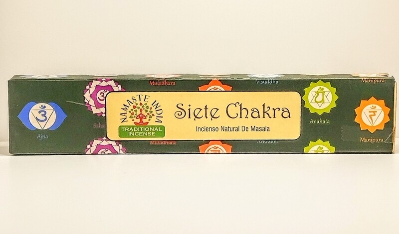 Incienso masala de SIETE CHAKRA