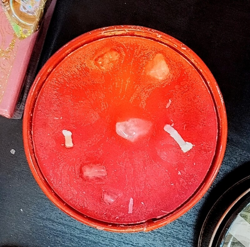 Vela aromática con cuarzo: VEN A MI