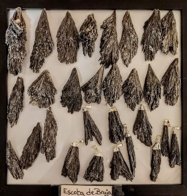 Escoba de bruja (mineral) en colgante