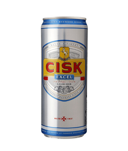 Pack Découverte : 4 x Cisk Excel (50cl) – La Bière Icône de Malte en Format Long