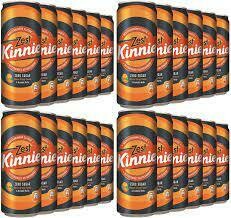 Kinnie Zest Canettes 33cl, 4 packs de 6 canettes