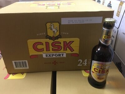 Cisk Export Premium Lager pack de 24 bouteilles de 33cl 5°