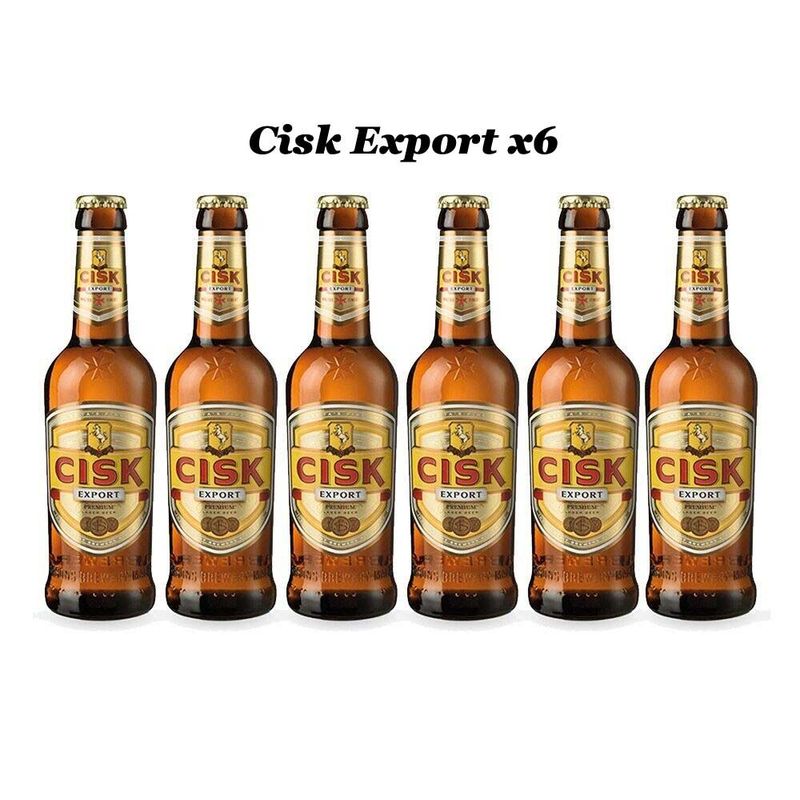 Cisk Export Premium Lager pack de 6 bouteilles de 33cl 5°