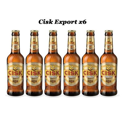Cisk Export Premium Lager pack de 6 bouteilles de 33cl 5°