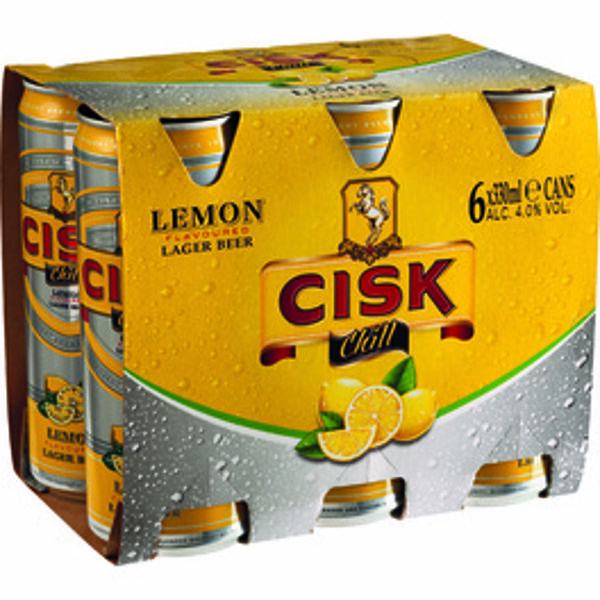 ? Pack de 6 Cisk Chill Lemon (33 cl) – ¡El Sabor del Sol de Malta en tu Casa!