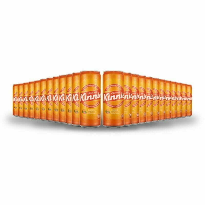 Pack de 24 Canettes Kinnie – 33cl : Le Goût Authentique de Malte. Livraison Offerte! En France!