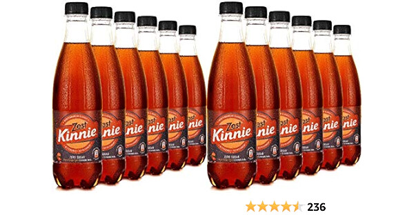 Kinnie Zest pet 50cl.  Packs de 12 bt.