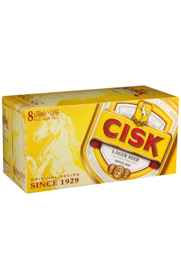 ? Pack Cisk Lager - L'Icône de Malte Pack de 8 canettes de 33cl.