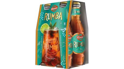 Kinnie Rumba Pack de 4 bouteilles de 25cl. Kinnie Rumba Pack de 4 bouteilles de 25cl.