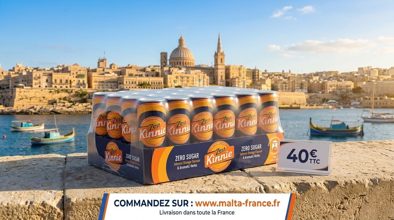 ? Kinnie Zest – L'icône de Malte, le sucre en moins ! Pack de 24 Canettes!!!! ? Kinnie Zest – L'icône de Malte, le sucre en moins ! Pack de 24 Canettes!!!!