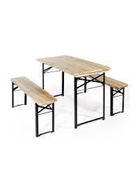 SET BIRRERIA TAVOLO + 2 PANCHE