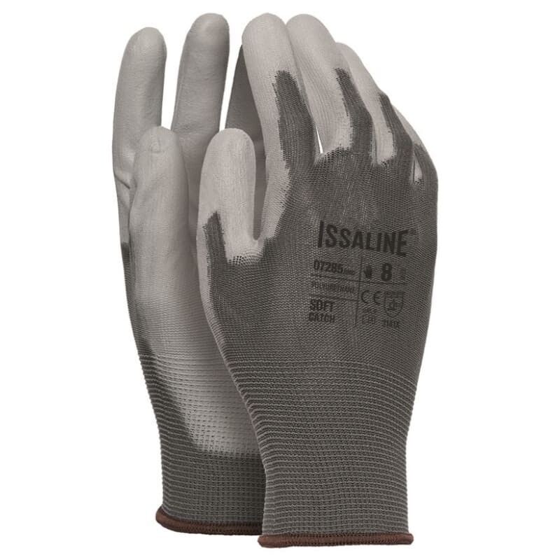 Guanti nylon PU grigio EN388 4131 12PZ