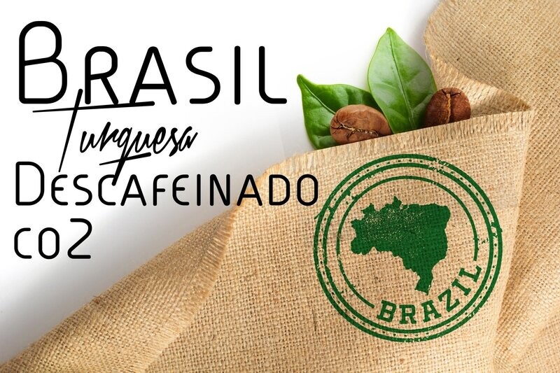 Descafeinado Brasil Turquesa Arábica Natural CO2