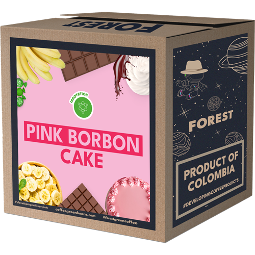 Colombia Pink Bourbon Cake