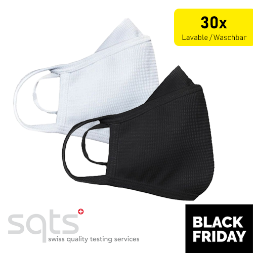 Stoffmaske 30x Waschbar - SQTS Geprüft Stoffmaske 30x Waschbar - SQTS Geprüft