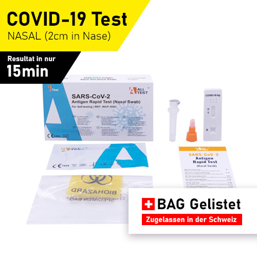 AllTest COVID-19 Antigen Selbsttest 5er Packung