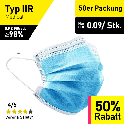Medizinische Hygienemasken - TypII R - Kaufen - FFP2 Masken kaufen |  Atemschutzmasken online bestellen