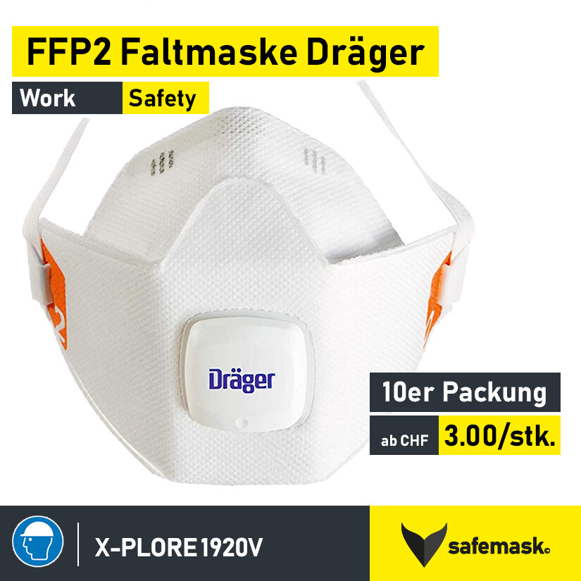 DRÄGER X-PLORE 1920V / FFP2 - Mundschutz kaufen | Gesichtsmasken alle  Modelle