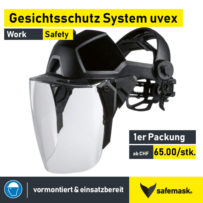 Gesichtsschutz System - uvex pheos faceguard