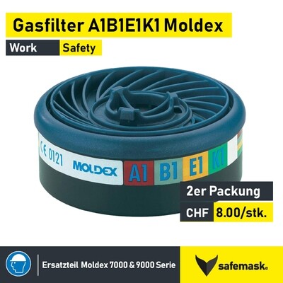 Gasfilter A1B1E1K1 MOLDEX