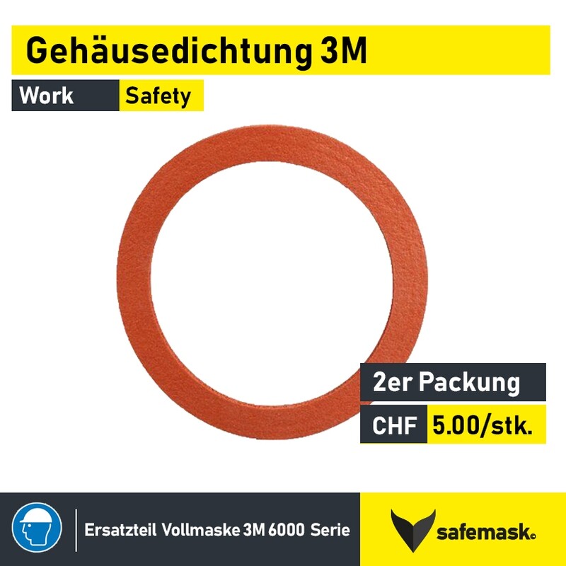 Gehäusedichtung Vollmaske 3M Serie 6000
