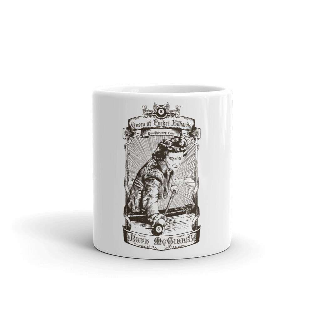 Ruth McGinnis Queen of Pocket Billiards Mug