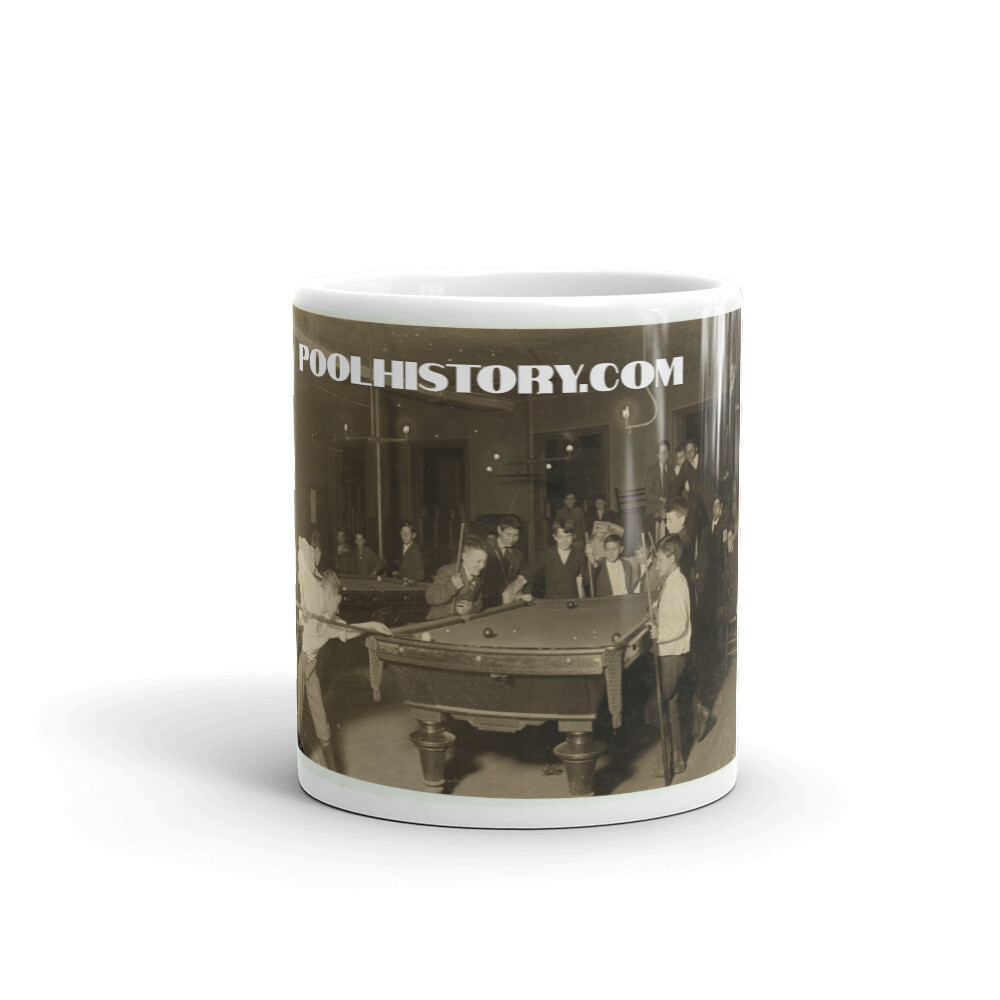 Pool History News Boy Mug