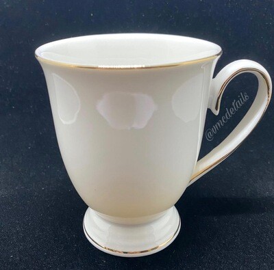 MUGS / TAZONES BLANCO Y DORADO