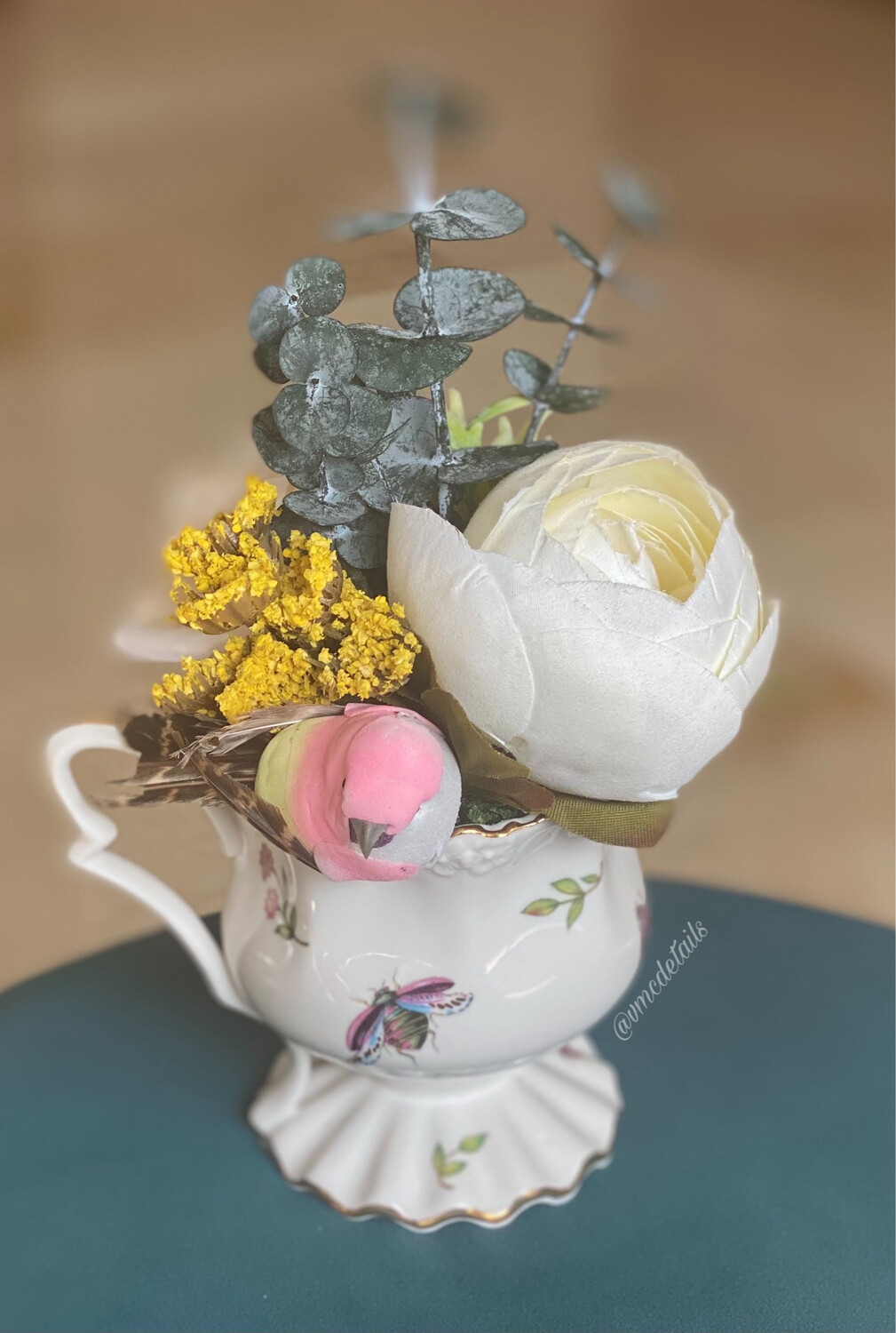 PUCHERO FLORAL EUCALIPTO