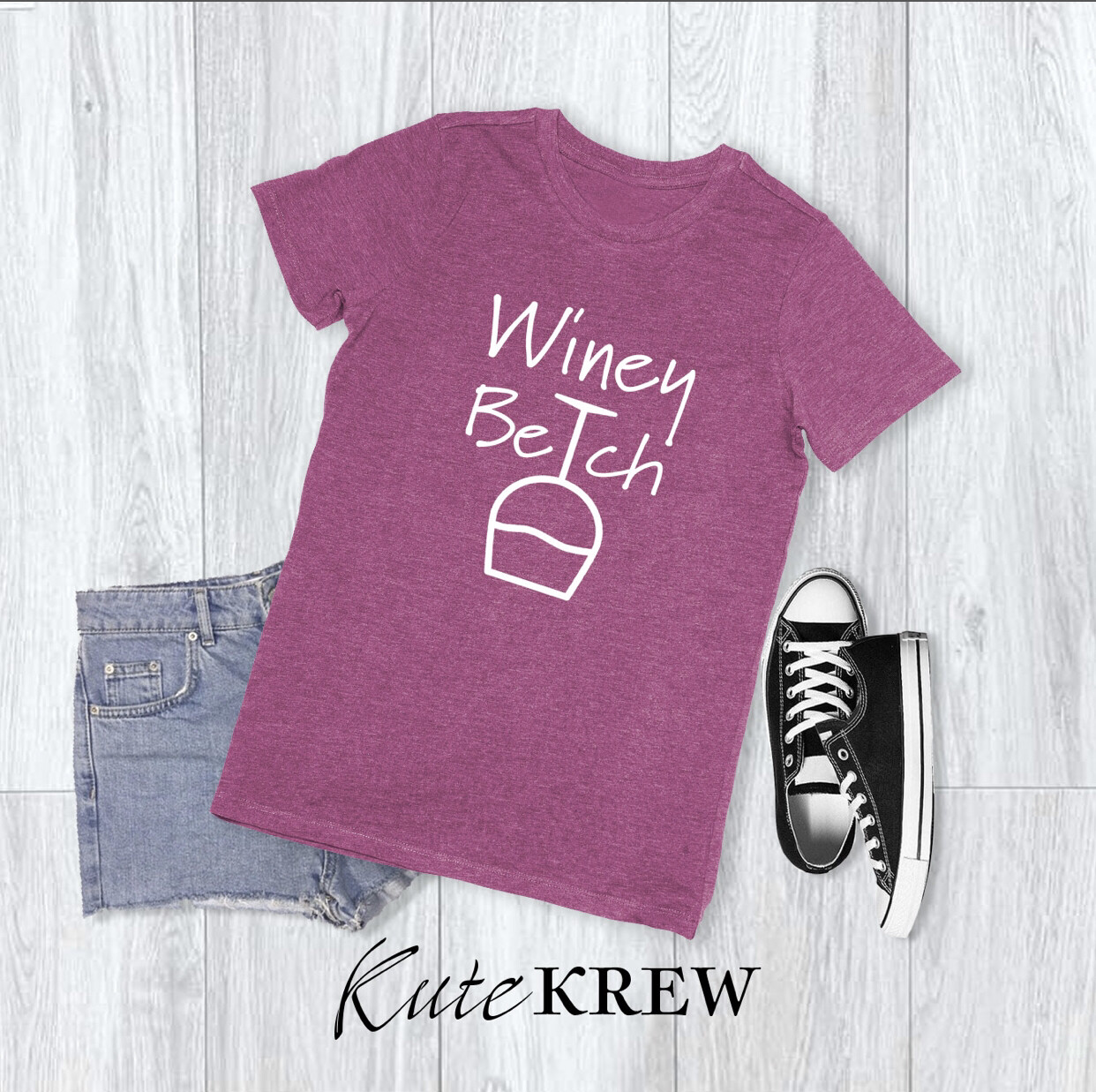 &quot;Winey Betch&quot; T-Shirt