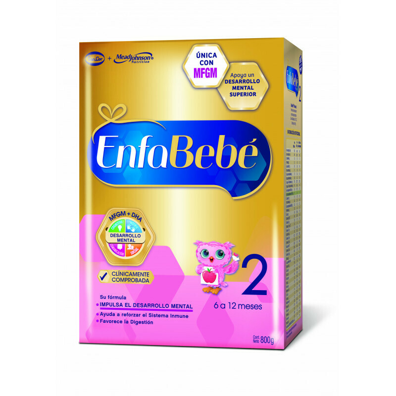 Leche infantil en polvo EnfaBebé 2