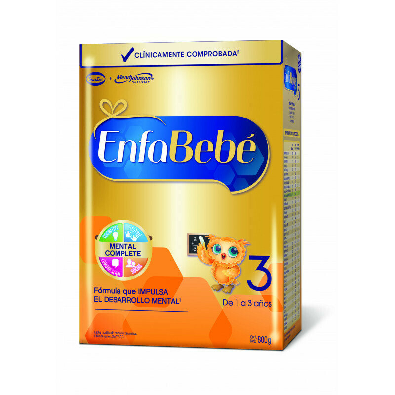 Leche infantil en polvo EnfaBebé 3