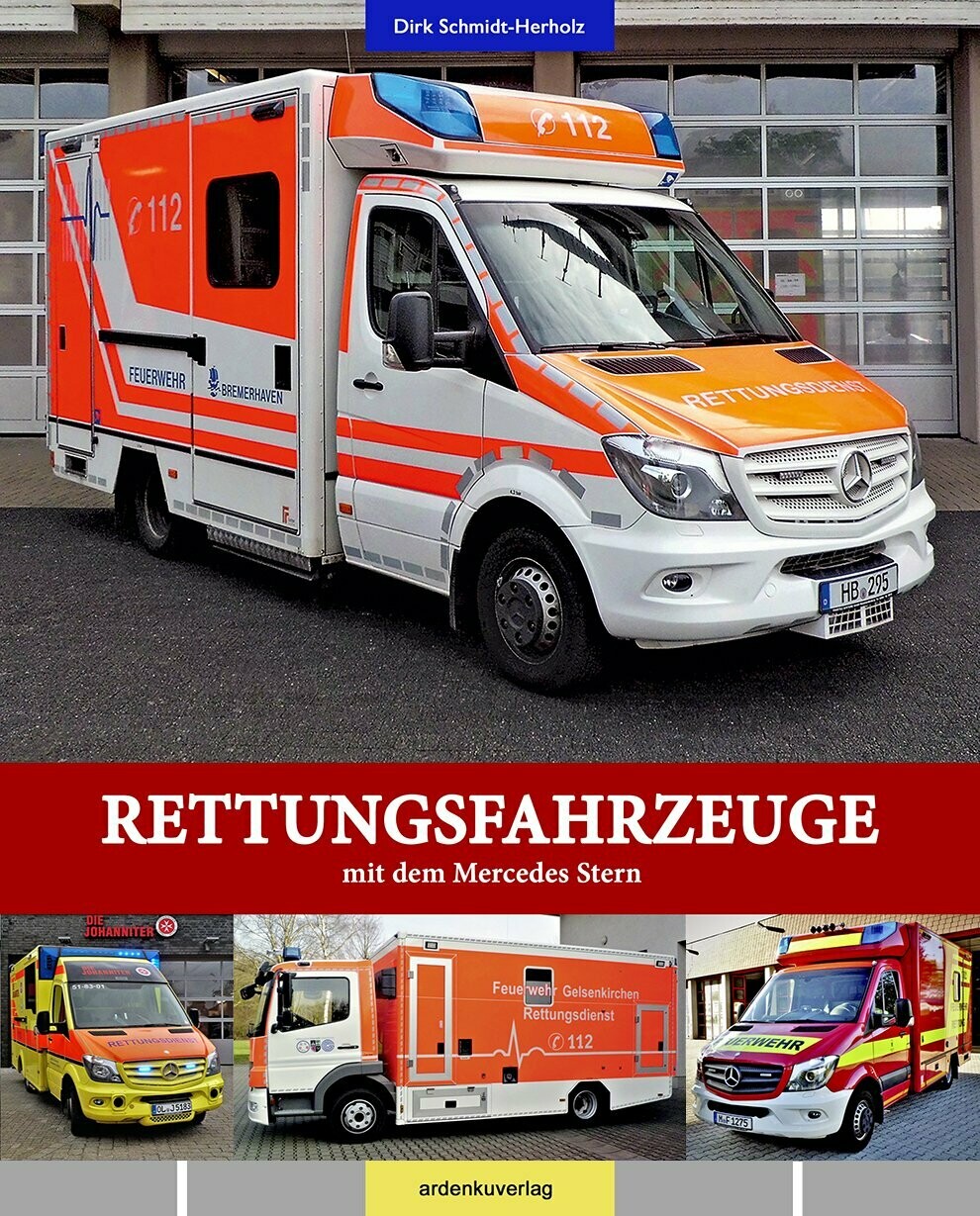 Rettungsfahrzeuge mit dem Mercedes-Stern