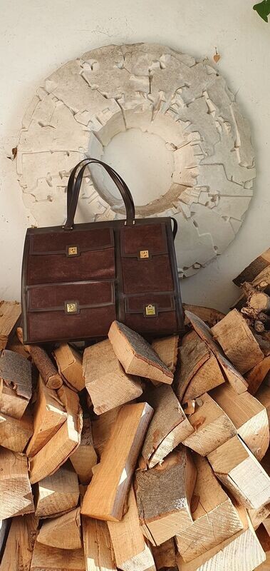 Ferragamo Seltene große Ledertasche Ferragamo Seltene große Ledertasche