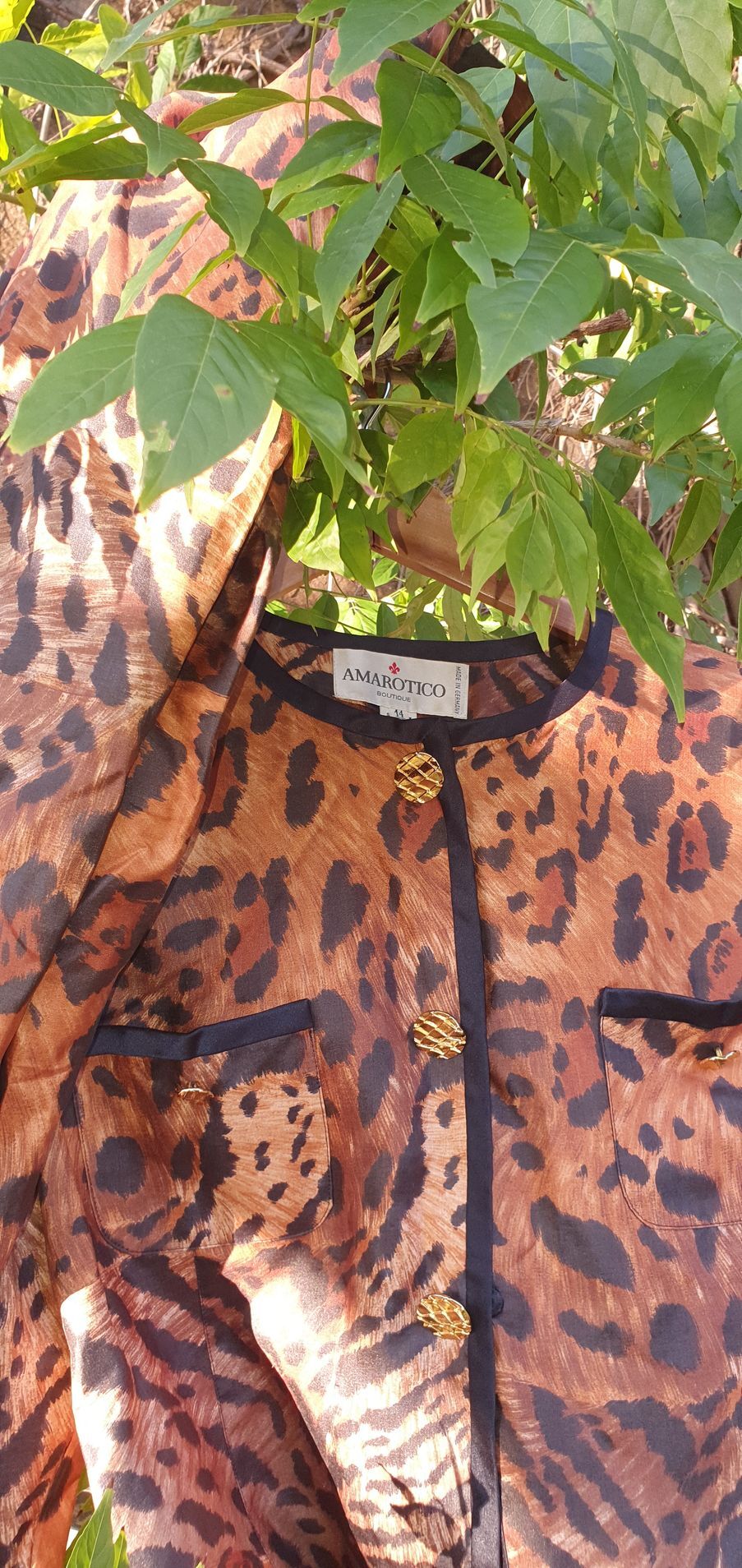 Hosenanzug „Leopardmuster“