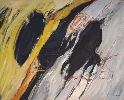 „Fließende Figuration“, 1967, Öl auf Leinwand, 120 x 150 cm