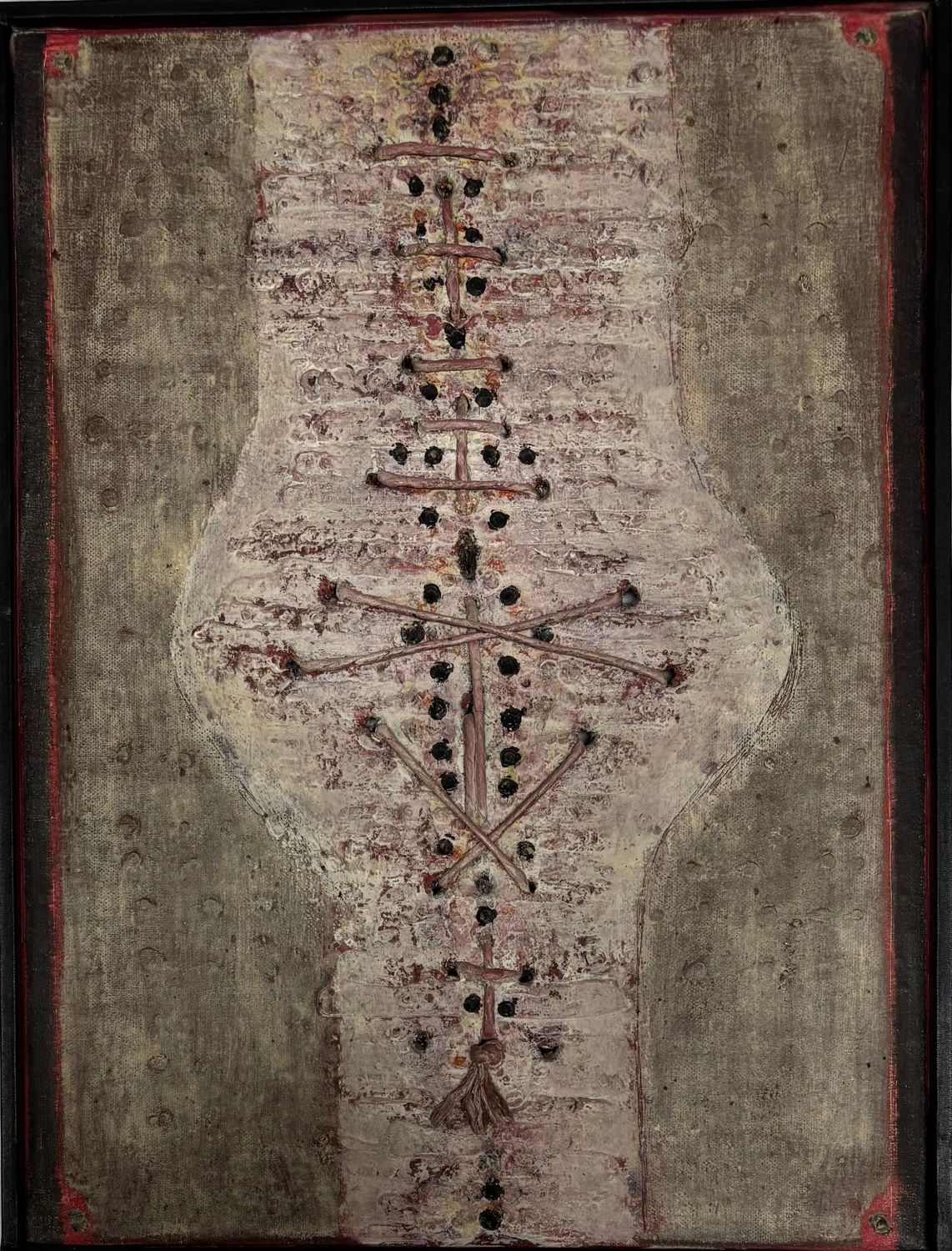 Rudolf Englert Materialcollage 1965 Rudolf Englert Materialcollage 1965