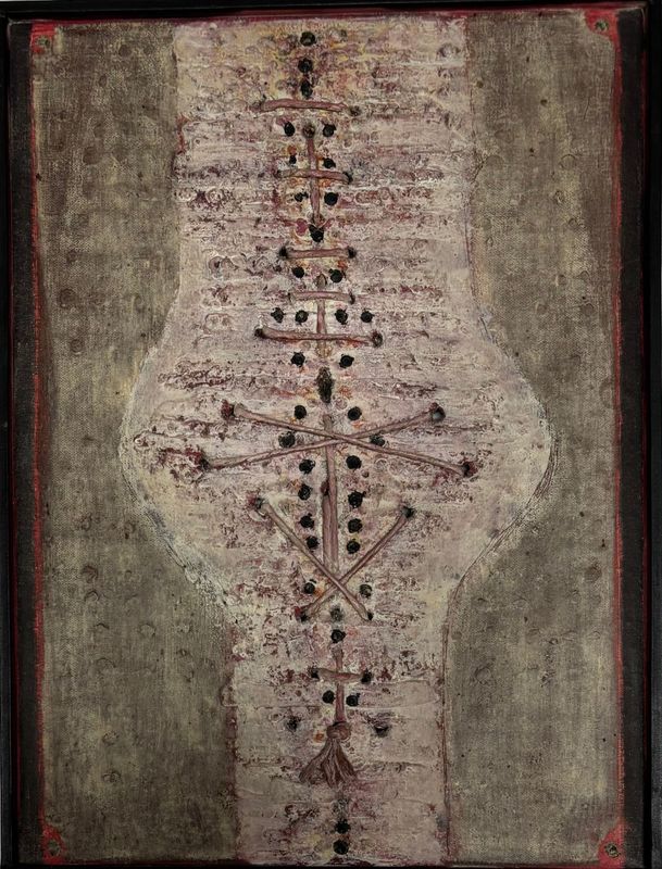 Rudolf Englert Materialcollage 1965