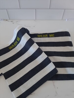 Wash me - Wear me  (Thick Stripe)