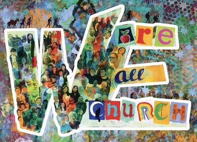 "WE ARE ALL CHURCH" Greeting Card (Pack of 6)