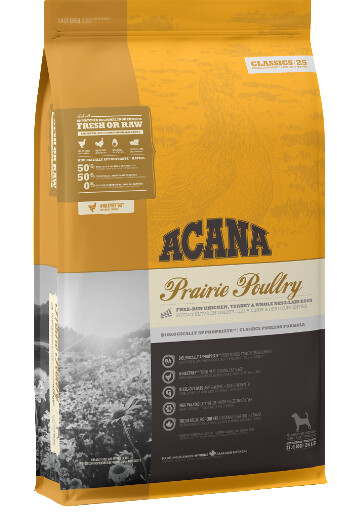 acana classics prairie poultry 17 kg
