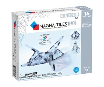 MAGNA-TILES Μαγνητικό Παιχνίδι 16 κομματιών Ice