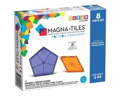 MAGNA-TILES Μαγνητικό Παιχνίδι 8 κομματιών Polygon Expansion