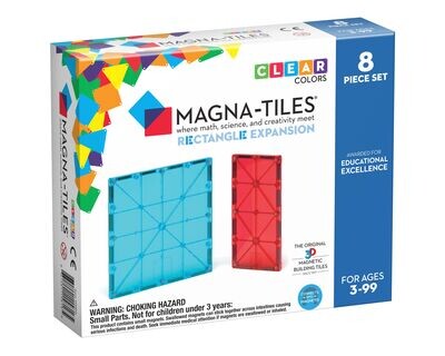 MAGNA-TILES Μαγνητικό Παιχνίδι 8 κομματιών Rectangle Expansion