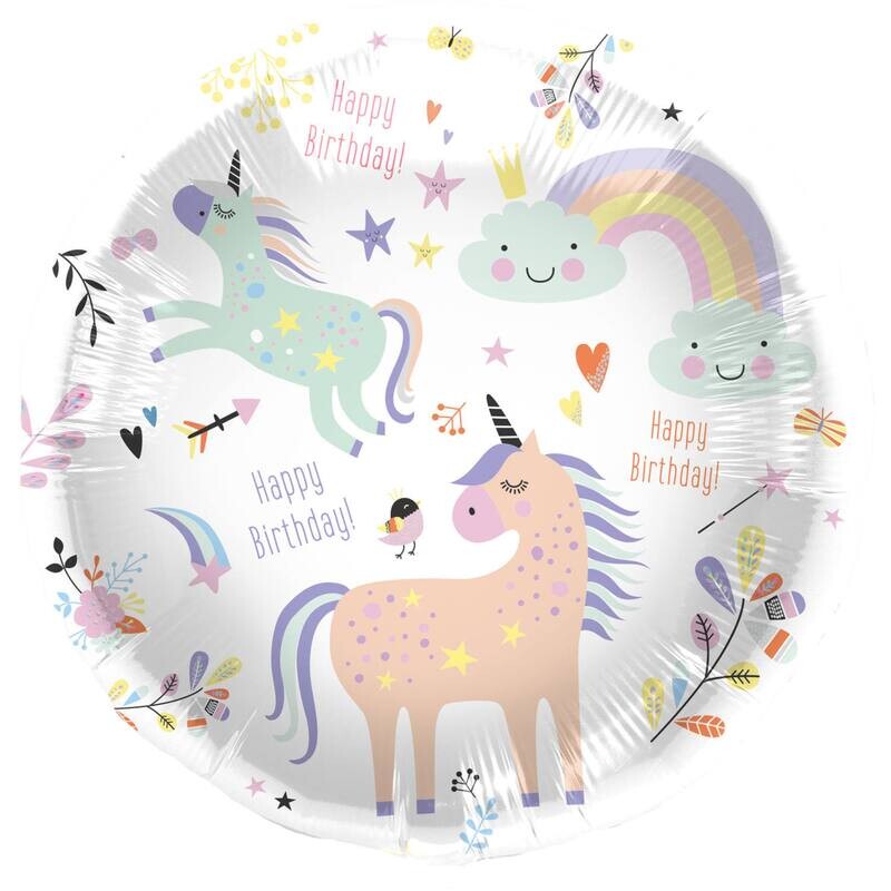 Μπαλόνι Foil Unicorns &amp; Rainbows